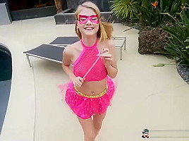 Super Slut teen 18+ Hannah Hays Spreads Her Tight Shaved Twat