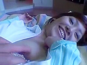 Sweet Asian Girl With A Cute Smile Sucks And Fucks A Hard D