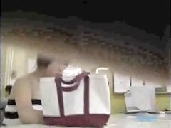 Sweet Japanese babes exposed in public top sharking video