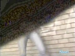 Sweet Japanese babes exposed in public top sharking video
