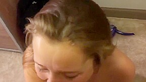 Sweet young blow job