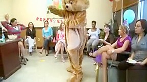 Sweethearts Are Taking Turns Sucking Stripper's Cock