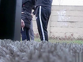 Take Van - Czech road police cut in on young pornstars first scene