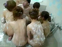 Taking a bath with Japanese girls