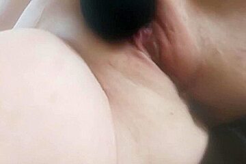 Tattooed Big Natural Tits Milf Cums With Massage Gun (lots Of Grool)