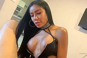 Tattooed Shemale In Pov Fellatio Stimulation