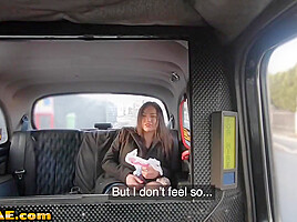 Taxi babe in stockings fucked in car outdoor for discount