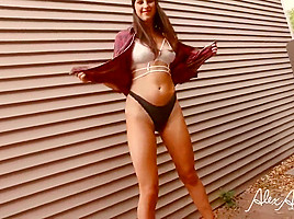 Taylor Compton US actress nude show in Trash Lid