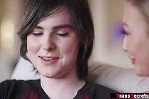 Tgirl Ella Hollywood Deepthroated By And Fucking Best Friend