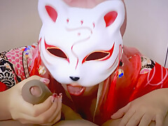 Thai Girl Cosplay Japanese Cat Evil Blowjob Cum In Mouth