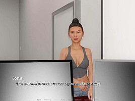 The Adventurous Couple Fucking Sexy Asian Girl In The Office Ep 92