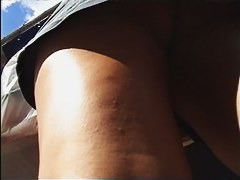 The short skirt is revealed in this video