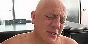 The white shirt and sex of three mature gays