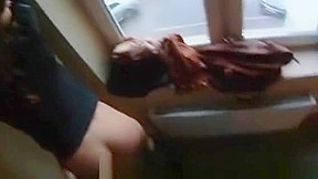 They Meet In The Stairwell For A Quick Suck And Fuck In Public