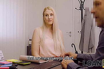 Thomas Stone In Blonde Knows Nothing About Finance But Knows How To Satisfy Him