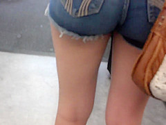 Tight lil latino ass in shorts 
