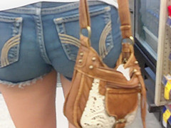 Tight lil latino ass in shorts 