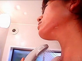 Tight teen 18+ Reimi Aoi Close up Masturbation!