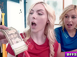 Tina B, Celestina Blooms And Minxx Marley - Friends Fucks The Stud After Losing Bet