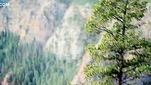 Tiny Redhead Outdoor Masturbation