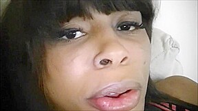 Titty black TS drills a guy hard