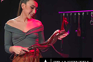 Trans Babe Explores Bdsm Bondage Sex With Her Sexy Girlfriend With Aria Valencia And Kasey Kei