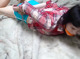Trashy Altgrl Abdctd By Stlkr And Tries To Escp His Attic