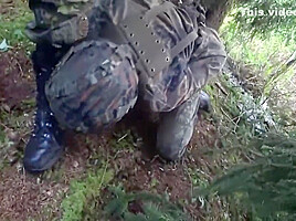 Two Soldiers On Duty