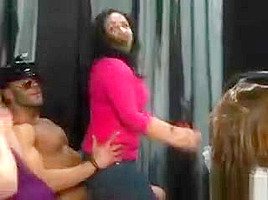 Two Stripper Club Girls Hot And Horny Suck Dick Together