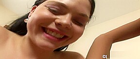 Two voluptuous babes finger each other's cunts and share a long cock