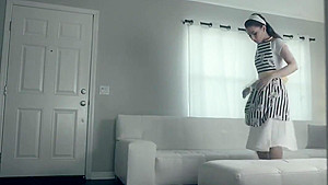 Tyler examining Arias inner and outside body