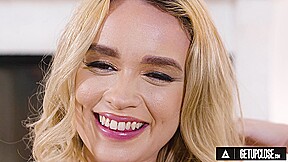 UP CLOSE - Petite Newcomer Khloe Kingsley Enjoys Intense Pussy Eating Before Getting Hard Pounded