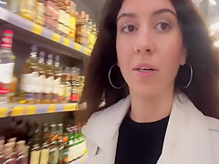 Unfaithful Wife Goes To Supermarket With Cum On Her Face From Lover - Cumwalk 12 Min With Katty West