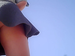 Upskirt on campus!
