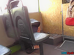 Upskirting vid of brunette gal with thong on her ass