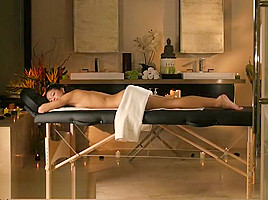 Veronica gets a sexy massage