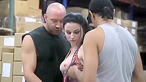 Veruca James Blowing 3 Guys