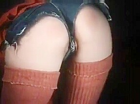 Vintage girl seduces man