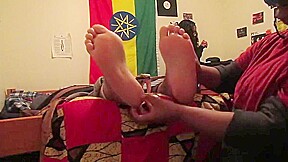 Violet Rose Size 12s Tickled By Her Girlfriend