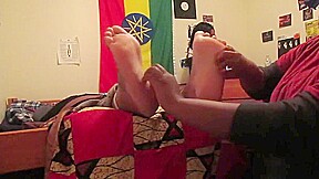 Violet Rose Size 12s Tickled By Her Girlfriend