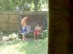 Watching Wife fuck the neighbors Step son prt 3