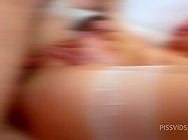 (Wet) Mia Brown, 21 loads, Cum in Mouth, Bukkake, 5on1, BBC, Pee drink, DAP, Swallow - PissVids