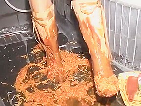 Wet and Messy Boots Scene 14