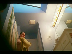 Wife getting out of shower