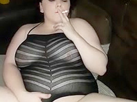 Wife smoking masturbation