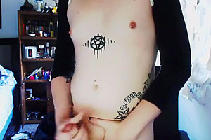 WreckMyShit - attractive shelady Jerks Her large shlong Til that babe Cums Twice!