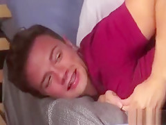 Wriggly twinkies love spanking and rimming