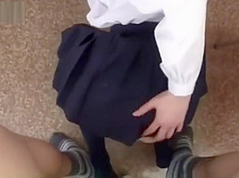 XXX    fuck girl japanese library under the table