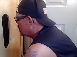 Young Black Executive At The Gloryhole