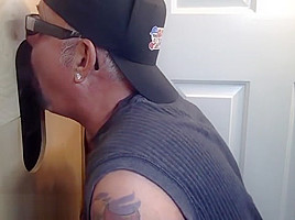 Young Black Executive At The Gloryhole